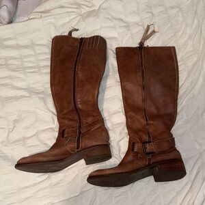 Seychelles Tan Leather Heeled Boots